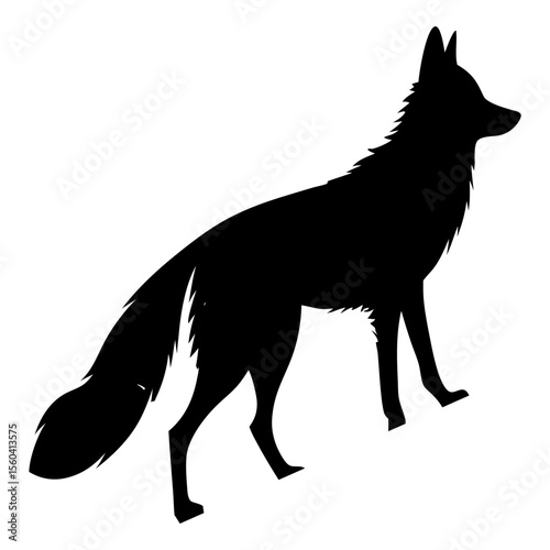 Mysterious Fox in the Wild: Graceful, Clever, and Silent Hunter Roaming Through the Forest with Fiery Fur and Piercing Eyes Under the Moonlit Sky"

