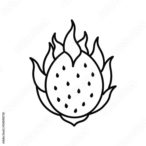 vector illustration of an apple