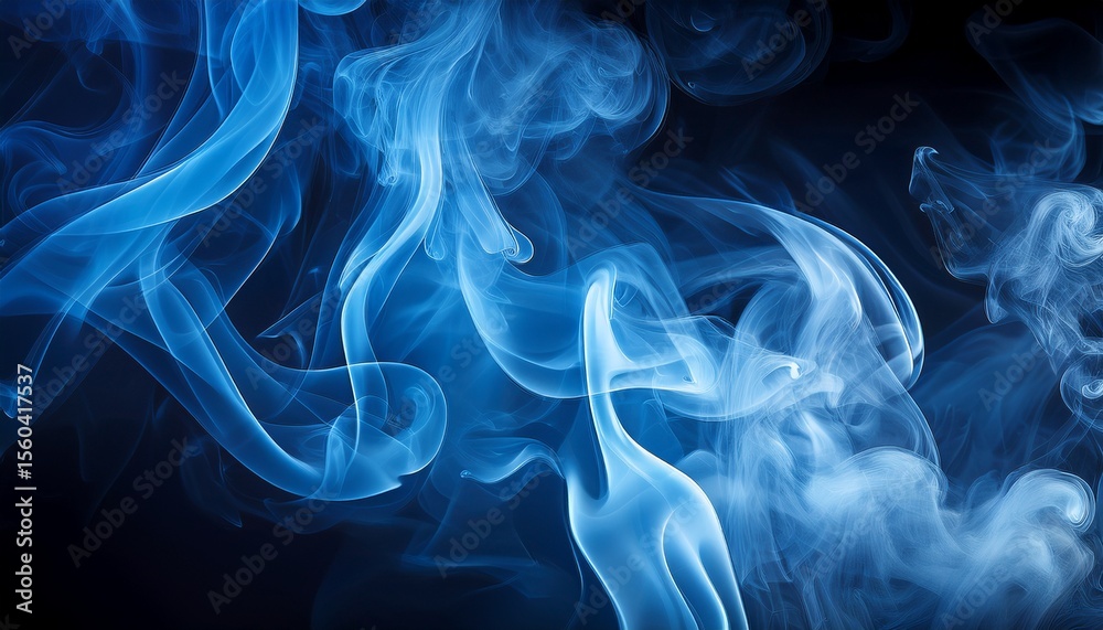Obraz premium blue smoke background