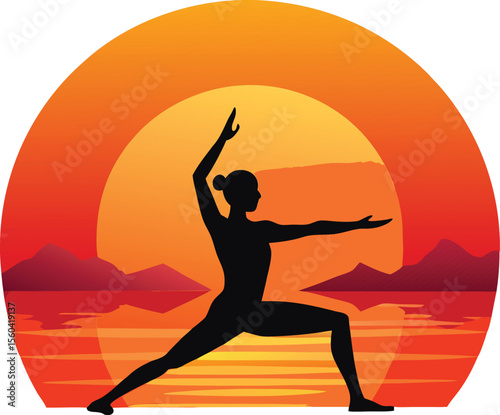 This collection of image depict figure in yoga pose