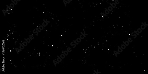 Snow flakes winter snowfall white light vector background. Christmas background, white snow on black background for edit photo.	