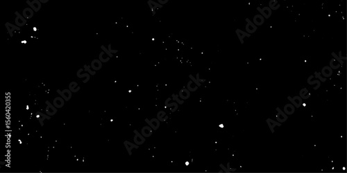 Snow flakes winter snowfall white light vector background. Christmas background, white snow on black background for edit photo.	