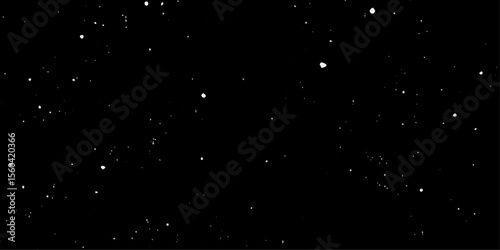 Snow flakes winter snowfall white light vector background. Christmas background, white snow on black background for edit photo.	
