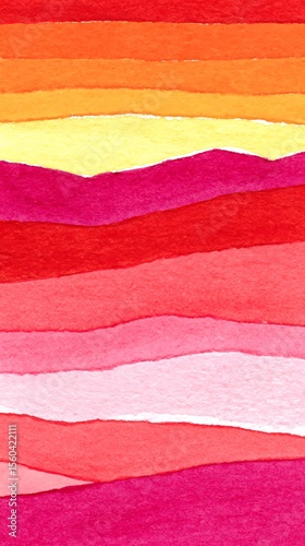 Abstract colorful layered design