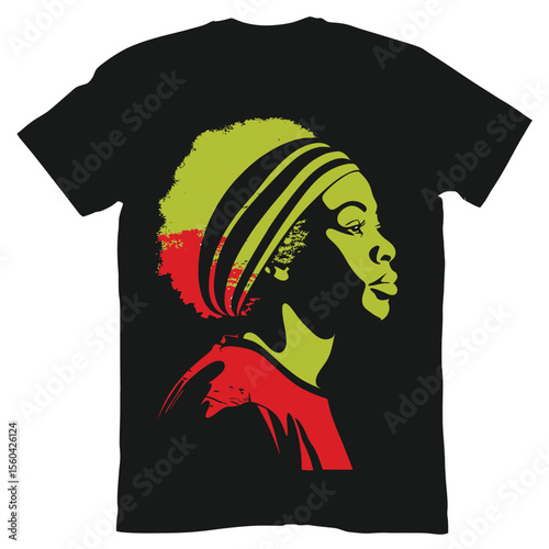 tshirt graphic design for black history month