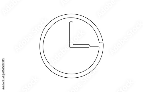 Continuous drawing of one line of an web site. Web concept. Web site, isolated white background, Vector continuous one line power button illustration, hand drawn.