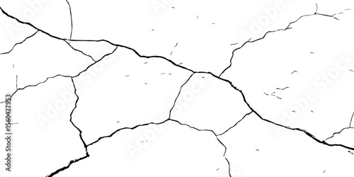 closeup of cracks and fissures of peeling paint on a transparent background-Old concrete wall with cracked flaking paint
