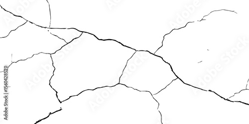 closeup of cracks and fissures of peeling paint on a transparent background-Old concrete wall with cracked flaking paint
