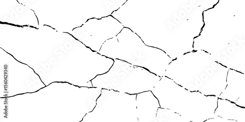 closeup of cracks and fissures of peeling paint on a transparent background-Old concrete wall with cracked flaking paint
