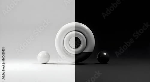 white and black 4K 9D wallpaper