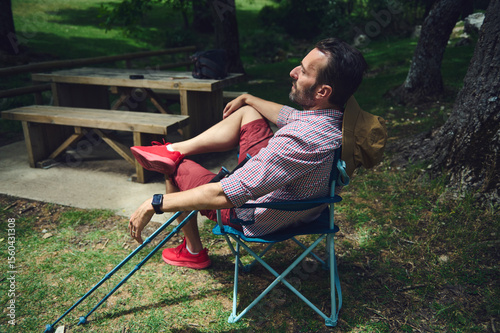 Relaxing Outdoors in a Leisurely Park Setting With Refreshing Nature Views
