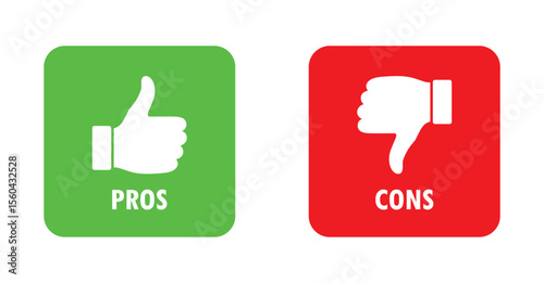 thumb up and down buttons
