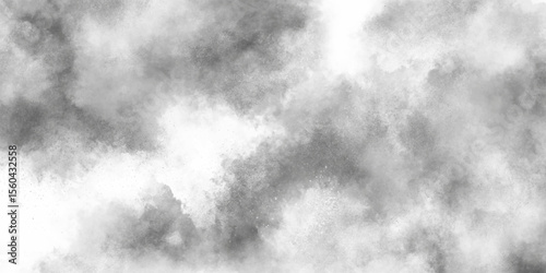 Grey, white watercolor textured on white paper background. smog texture art design. smoke vape vector cloud dreamy atmosphere dramatic smoke minimal design for digital art, presentations, wallpapers.	