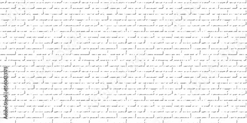 White brick background texture. White brick pattern and white background wall brick.	