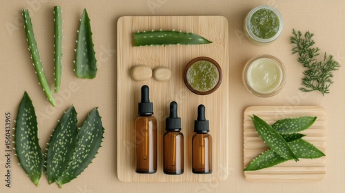Wallpaper Mural Aloe Vera Skincare Products. Torontodigital.ca