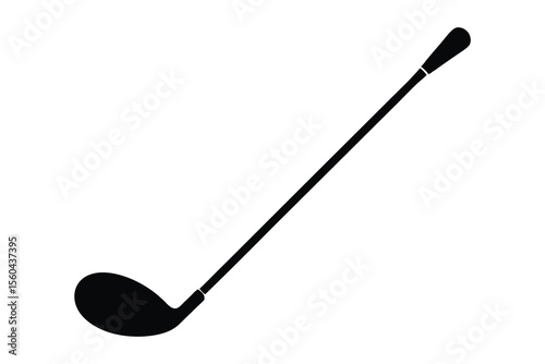 golf club flat icon. golf stick for sports element. vector illustration