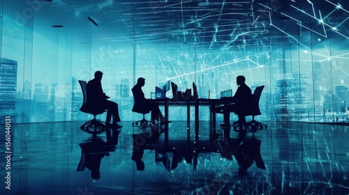 Wallpaper Mural Global Business Team Collaboration. Torontodigital.ca