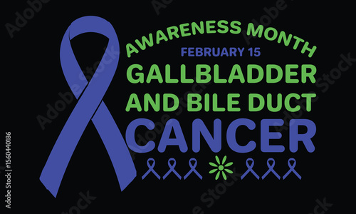 Gallbladder And Bile Duct Cancer Awareness Month Design