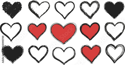 Romantic Red Heart Collection