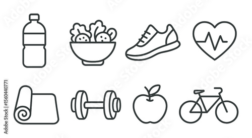 E-commerce and shopping icons collection, retail symbols. online store and purchase set