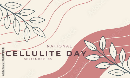 National Cellulite Day. Cellulite Concept Background.
