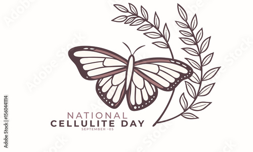National Cellulite Day. Cellulite Concept Background.