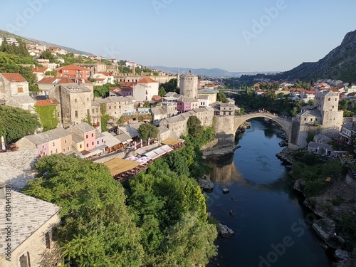 Old bridge mostar in Bosnia and Herzegovina 