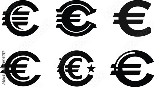 A vibrant 3D gold euro symbol set, perfect for illustrating financial success and European currency exchange in business and banking