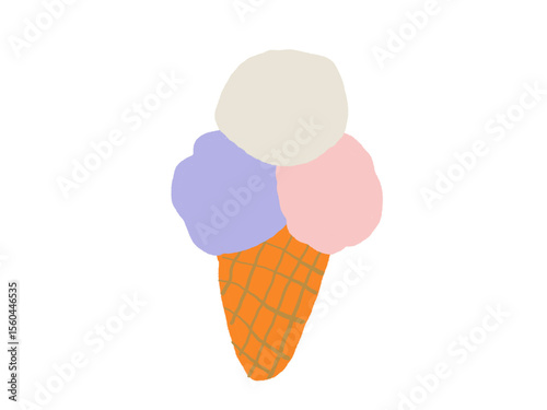 cartoon ice cream