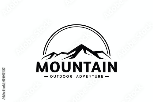 Vintage and Retro Mountain Logo
