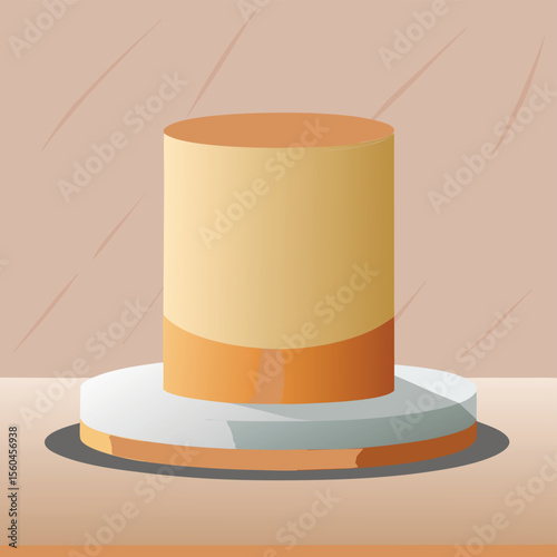 vector illustration of a retro hat