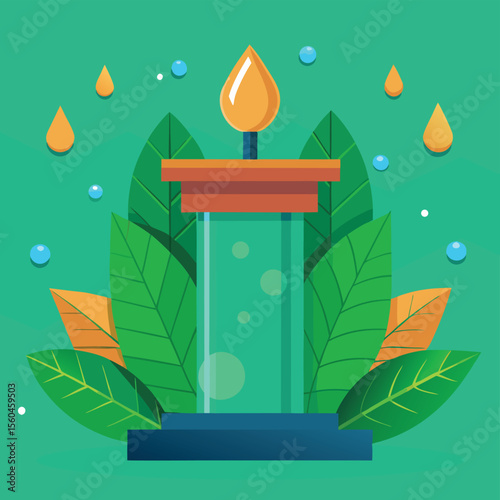 christmas card with candle