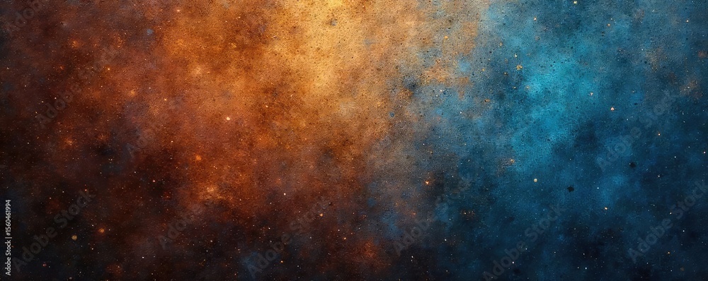 Obraz premium Rich Brown and Deep Blue Background Subtle Texture, Sophisticated Minimalist Design for Presentations and Projects