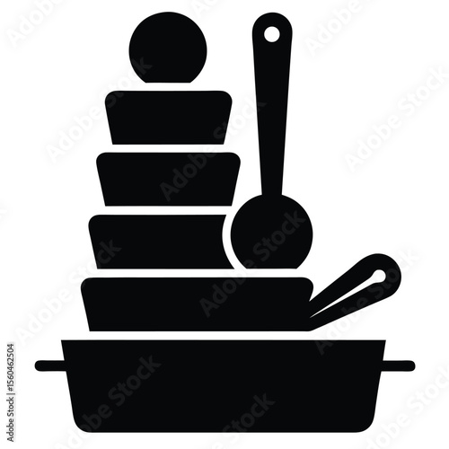 Stackable Mixing Bowls and Spoons Kitchen Organization Essentials