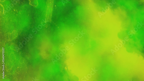 Bright Green and Yellow Cloudy Texture