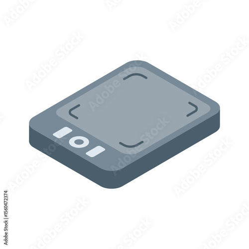 Check out this isometric icon of digital tablet