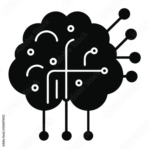 Human Brain Circuitry Neural Network, Cognitive Function, Artificial Intelligence, and Technological Advancement