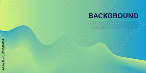 Smooth green-blue abstract gradient background with flowing wave shapes, ideal for presentations, tech visuals, or modern web and app design