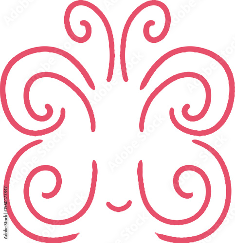 butterfly icon, shape butterfly logo