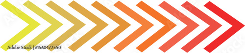 Colorful arrows, speed vector illustration