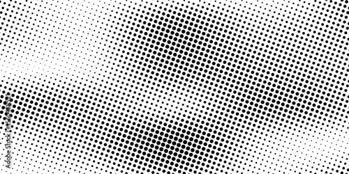 Background with monochrome dotted texture. Polka dot pattern template. vector ilustration