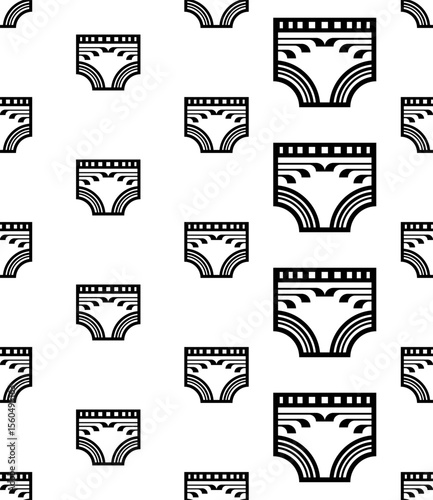 Underwear Icon Seamless Pattern Y_2310001