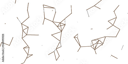 Vector illustration of stylized broken glass pieces pattern design concept