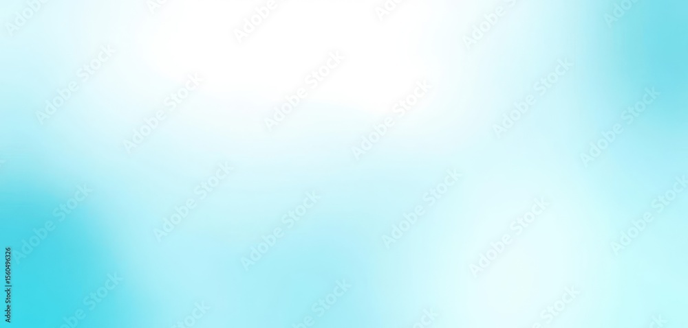 Fototapeta premium Abstract soft teal and sky blue gradient texture, ethereal and calming , subtle, spring, sky