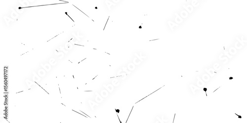 Black ink splat grunge texture pattern vector illustration
