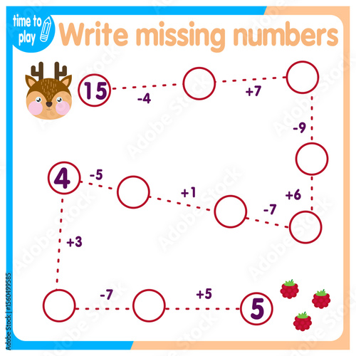 Activities for children. Copy the path. Logical games for children. Vector illustration. Square format of the book funny animals	

