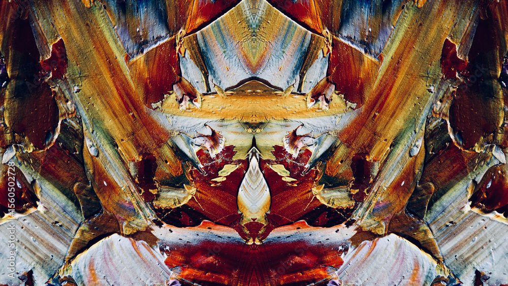 Fototapeta premium Abstract art background . Hand painting artwork on canvas .