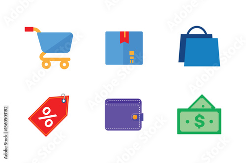 E-commerce and Shopping Icons Set