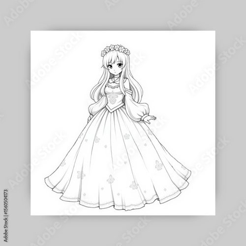 Ai genarate anime black and white