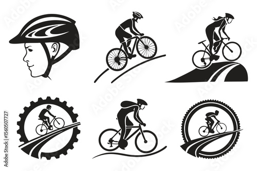 vector illustration of a bicycle and bike